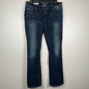 Decree Bootcut‎ Jeans Dark Wash Denim Everyday Casual Comfort Size 11